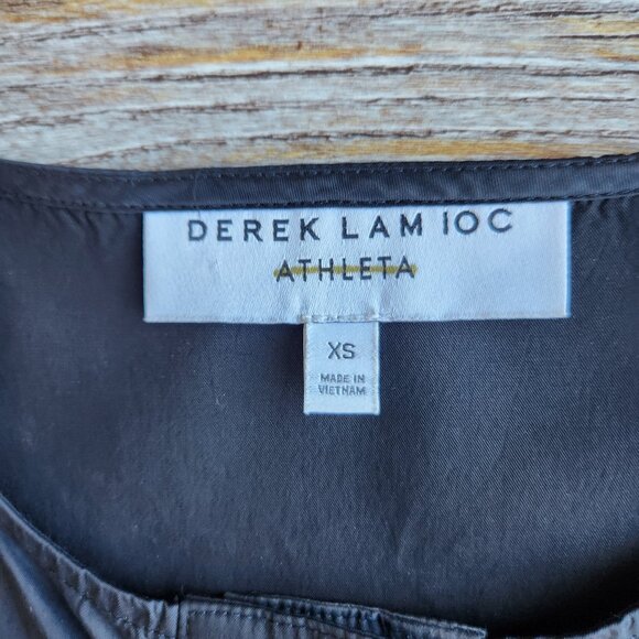 Derek Lam 10C x Athleta Relaxed Tunic Top Jacket Waist-Drawstring Black - Picture 10 of 12